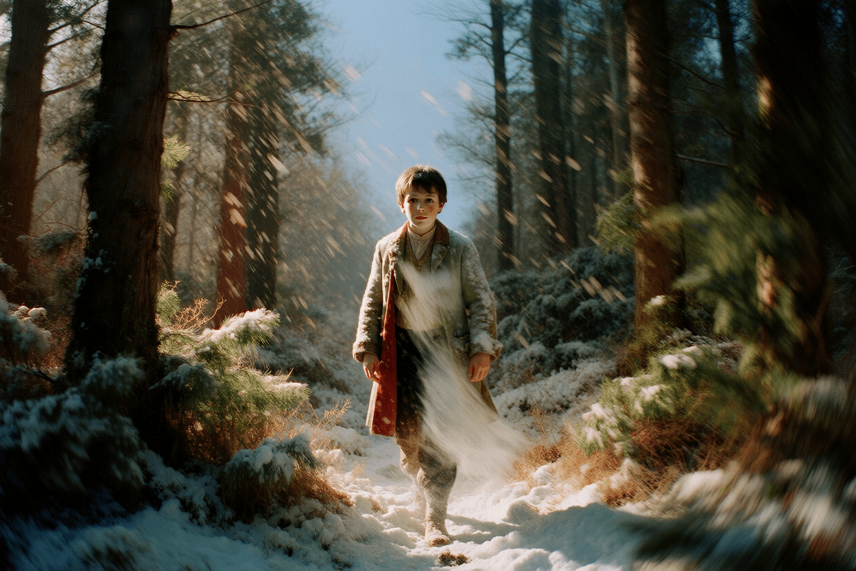 Edmund Pevensie · Narnia · MacKinnon Portrait Edmund Pevensie of Narnia — portrait archive linking C S Lewis to the MacKinnon clan grammar, by Emma-Jane MacKinnon-Lee